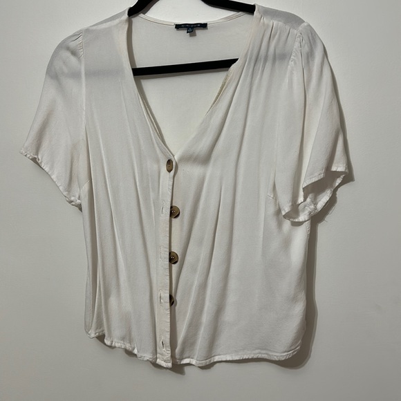 white button up camisole - Picture 1 of 1